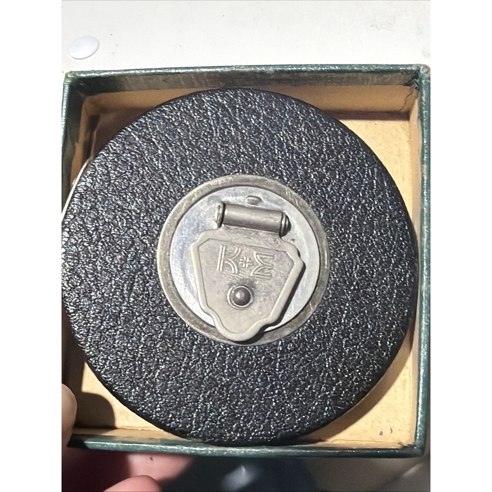 Vintage K&E Favorite Wyteface Metal Measuring Tape 50' USA Made